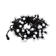 Гирлянда светодиодная «Мультишарики» 20м d17.5мм 200LED RGB 16Вт 220-240В IP65 провод ПВХ черн. (нужен шнур питания 303-500) Neon-Night 303-509