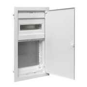 Щит комбинированный встраив. Nova 1 DIN-рейка + 2 монтаж. платы 3 габарит IP41 с пластик. дверью EKF nv-cb-pd-1+2