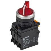 Переключатель 2 полож. 1НО+1НЗ с подсветкой красн. MASTER IEK MI-SW60-11XD-3-14-2-K04