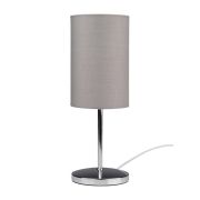 Светильник настольный JH3-01-gy E14 IP20 110х110х310мм метал.; ткань; PVC-пластик сер. JazzWay 5062368