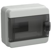 Корпус КМПн-8 TEKFOR IP65 черн. прозр. дверь пластик. IEK TF5-KP72-N-08-65-K03-K02